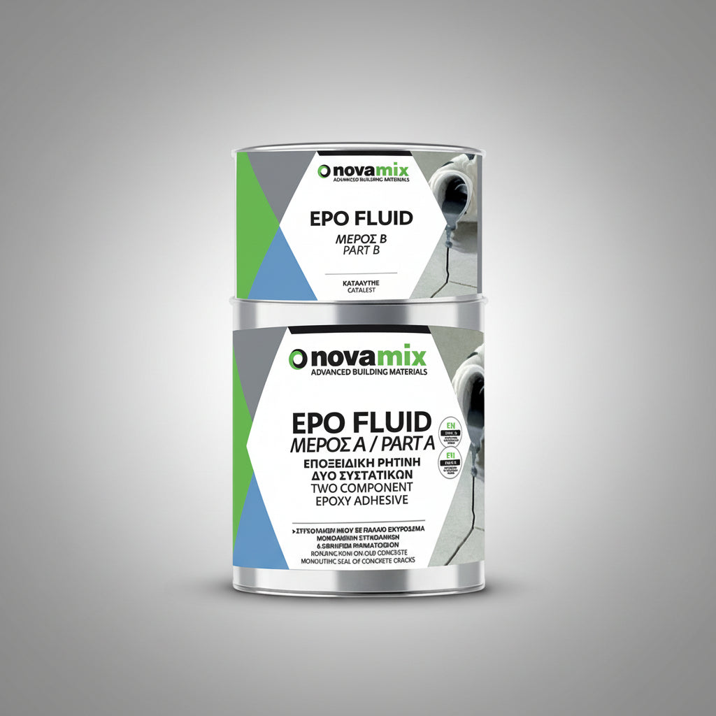 Novamix EPO FLUID Εποξειδική Ρητίνη Επισκευών και Αγκυρώσεων