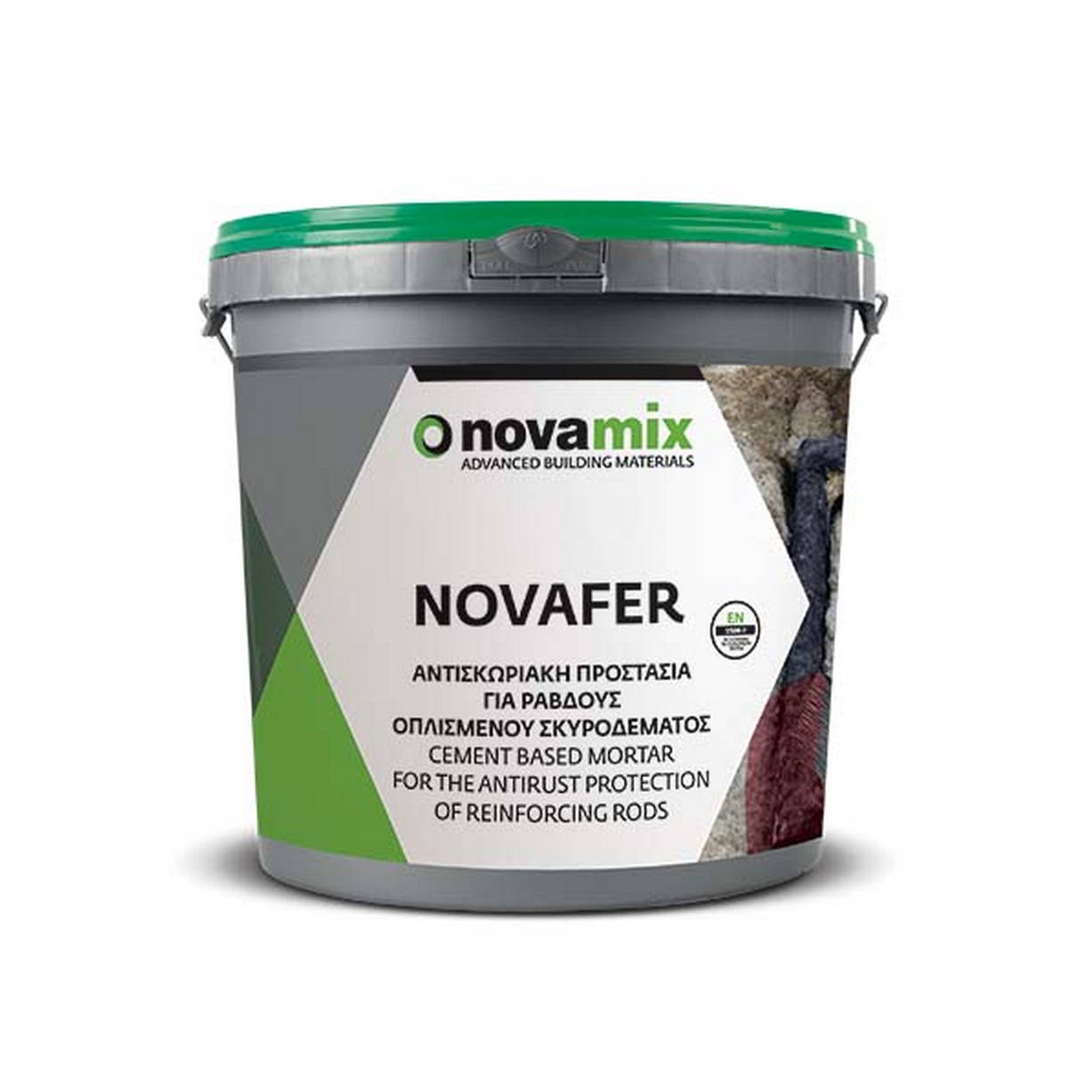 Novamix Novafer Αναστολέας Διάβρωσης Οπλισμού & Στεγανωτικό Ενός Συστατικού