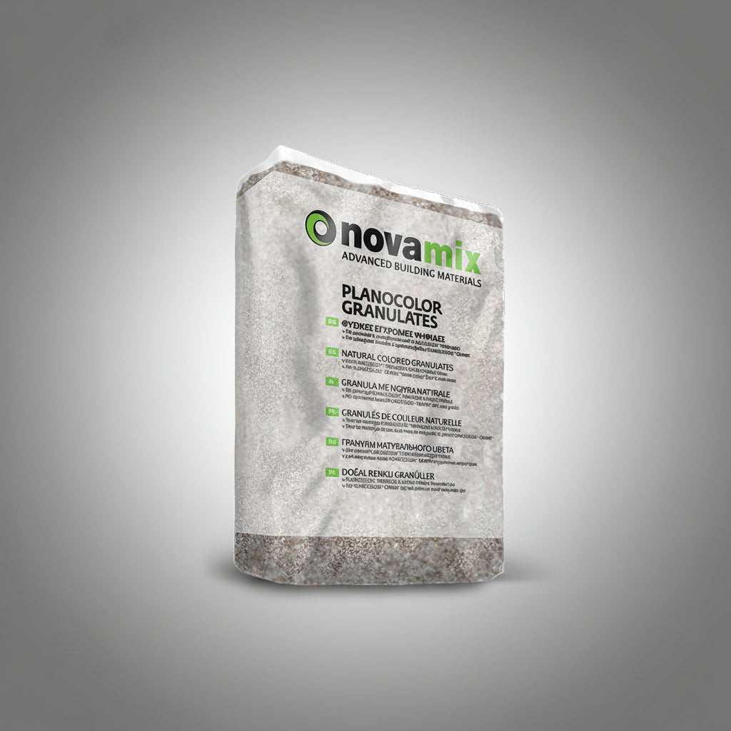 Novamix Planocolor Granulates MR Φυσικές Έγχρωμες Μαρμαροψηφίδες 53 THIRA BLACK 25kgr