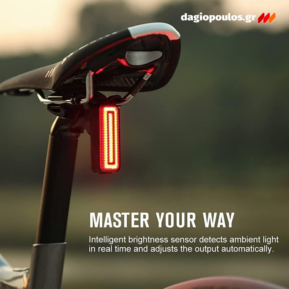 Olight RN 100 TL Πίσω Φως Ποδηλάτου Επαναφορτιζόμενο 100 Lumens