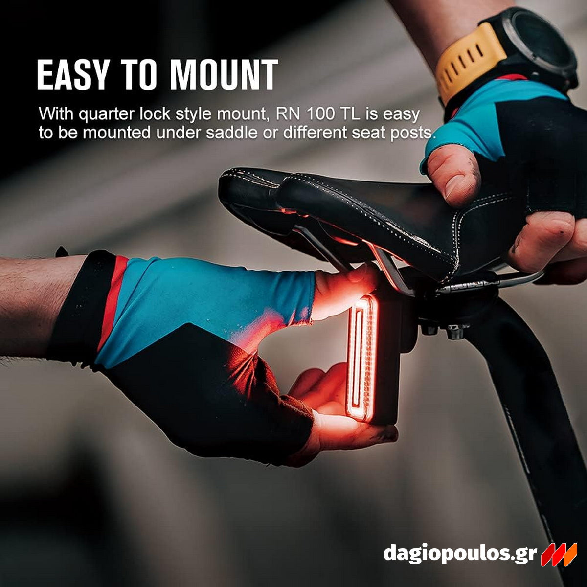 Olight RN 100 TL Πίσω Φως Ποδηλάτου Επαναφορτιζόμενο 100 Lumens