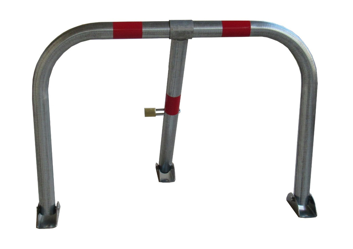 Μπάρα Παρεμπόδισης Παρκαρίσματος Αρθρωτή Γαλβανιζέ Τύπου U Με 3 Πόδια