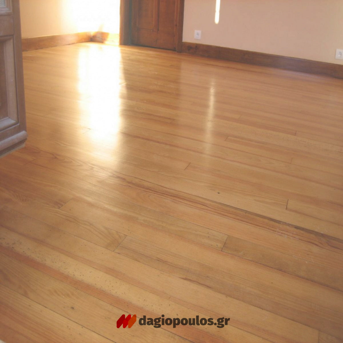 Erlac Floor Varnish Eco Οικολογικό Βερνίκι Πατωμάτων Ξύλου Παρκέ Νερού ΣΑΤΙΝΕ