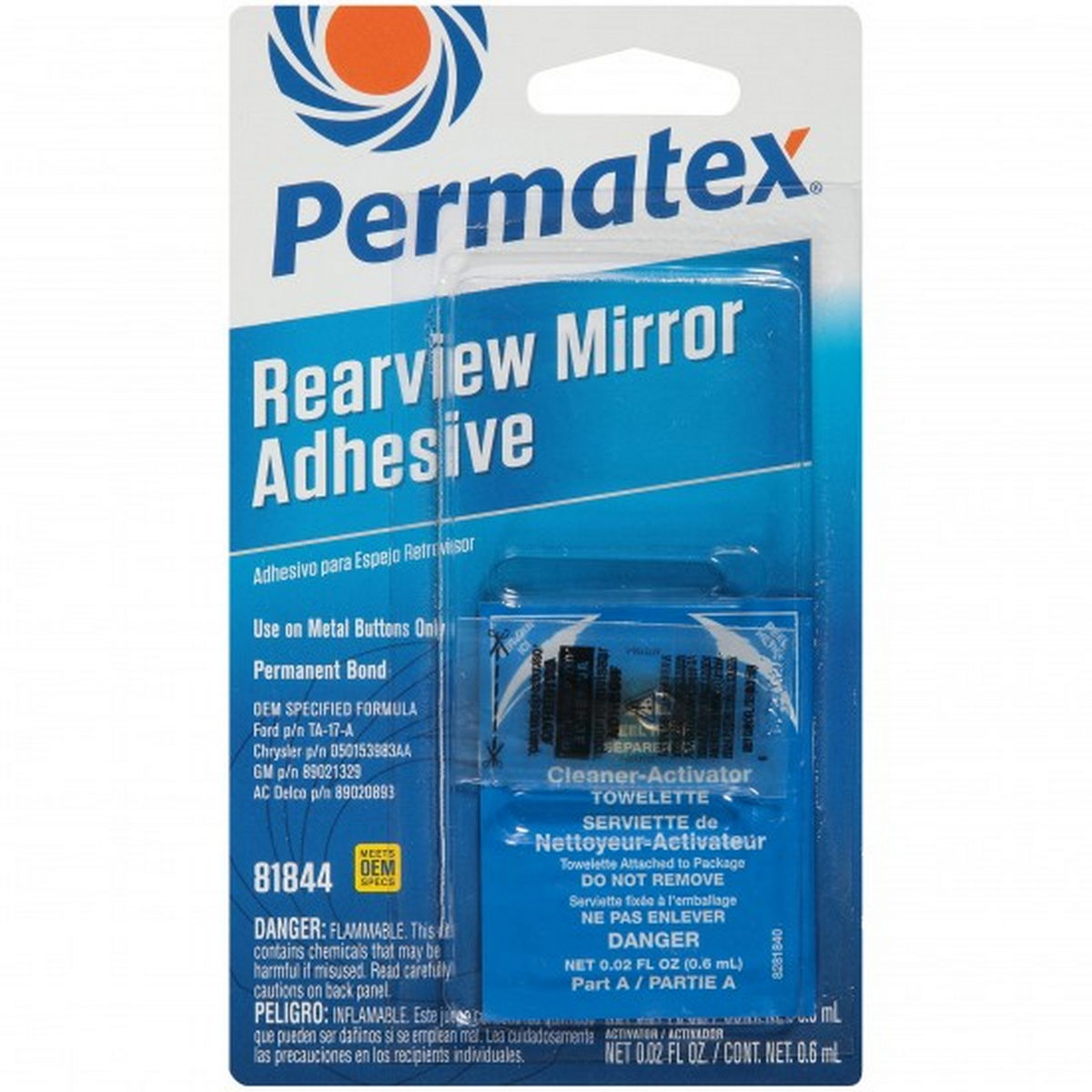 Permatex 81844 Εποξειδική Κόλλα Καθρέφτη Δύο Συστατικών