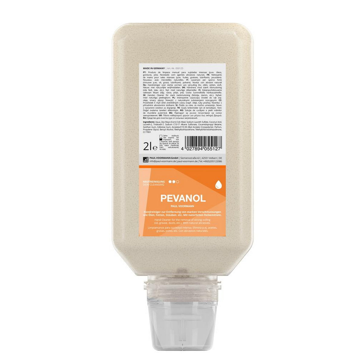 Pevanol Skin Cleansing - Hand Cleaner Κρέμα Καθαρισμού Χεριών Για Μηχανικούς & Βαφείς