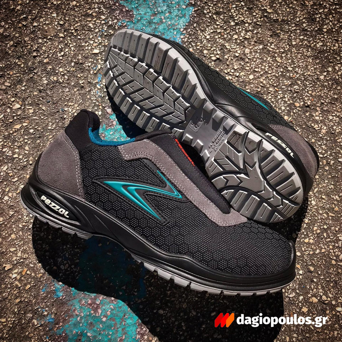 Pezzol Ghibli S3S SRC WRU Παπούτσια Ασφαλείας Εργαζομένων Χαμηλά Με Προστασία Ιταλίας