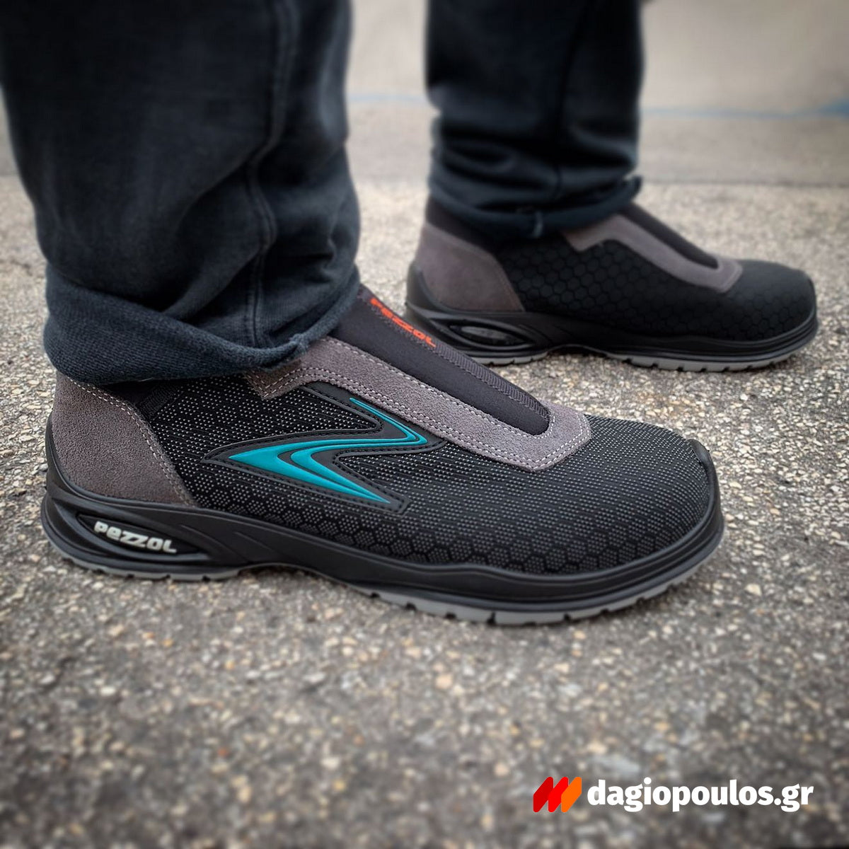 Pezzol Ghibli S3S SRC WRU Παπούτσια Ασφαλείας Εργαζομένων Χαμηλά Με Προστασία Ιταλίας
