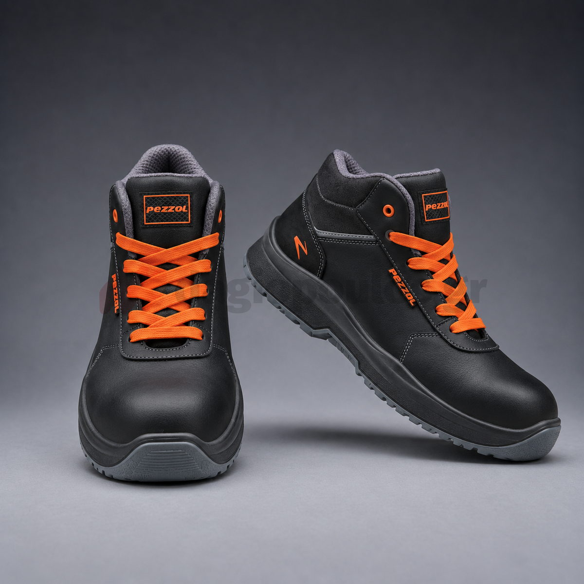 Pezzol Jackson Orange S3 SRC Παπούτσια Προστασίας Εργαζομένων Ημιμποτάκια Με ΜΗ Μεταλλική Προστασία