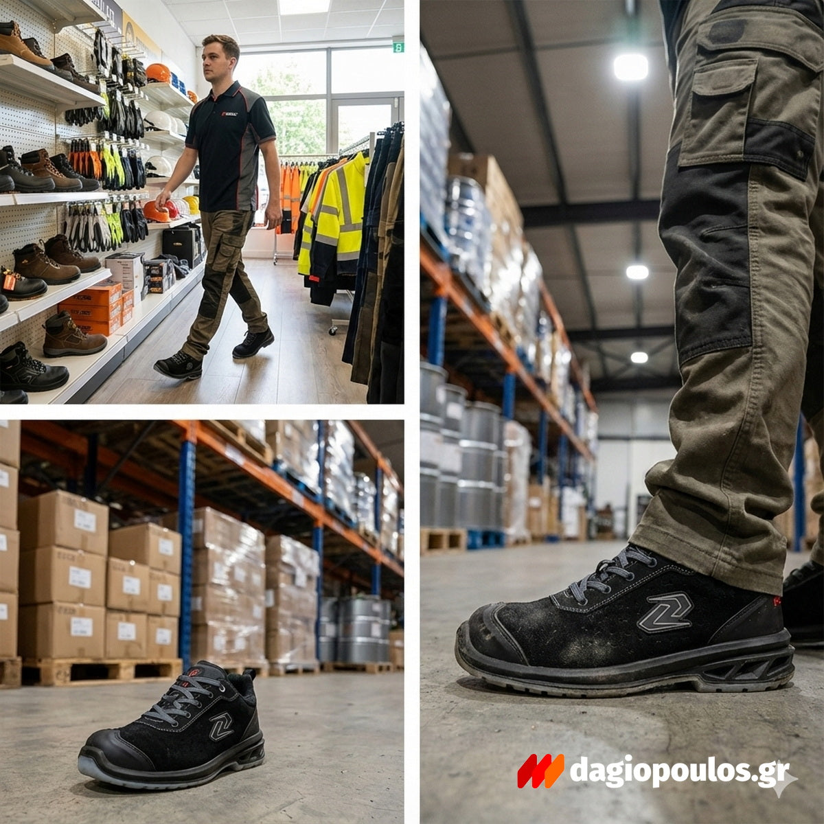 Pezzol JUMP XS 10 S1PS SC FO SR ESD Παπούτσια Ασφαλείας Εργαζομένων Χαμηλά Με Προστασία Ιταλίας