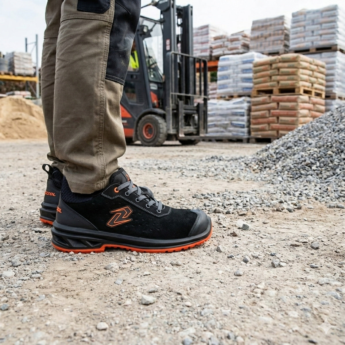 Pezzol Jump XS 40 S1PS SC FO SR ESD Παπούτσια Ασφαλείας Εργαζομένων Χαμηλά Με Προστασία Ιταλίας