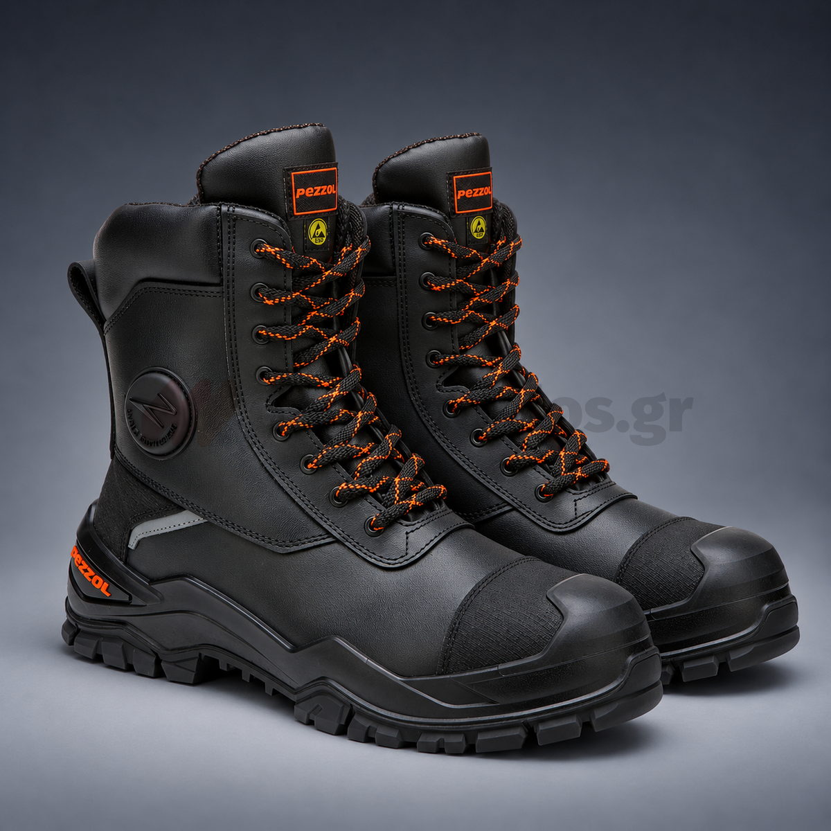 Pezzol King Bull S3S CI HI HRO FO LG SR ESD Παπούτσια Προστασίας Εργαζομένων Μπότες Με ΜΗ Μεταλλική Προστασία