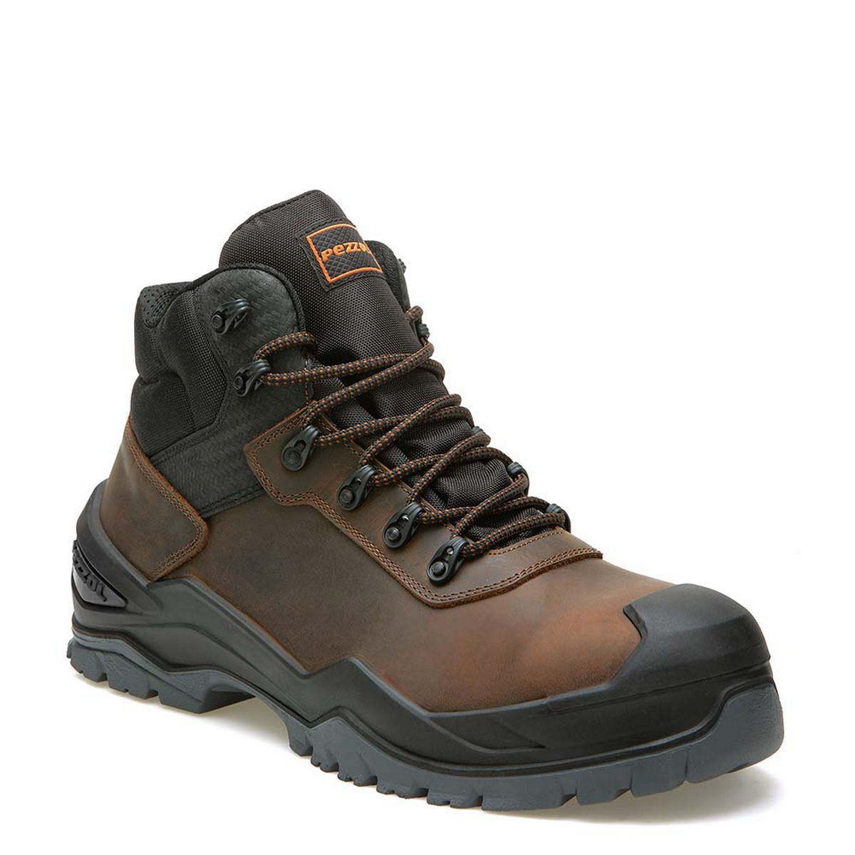 Pezzol LEON S3S DGUV Παπούτσια Ασφαλείας Εργαζομένων Ημιμποτάκια Με ΜΗ ΜΕΤΑΛΛΙΚΗ Προστασία Ιταλίας