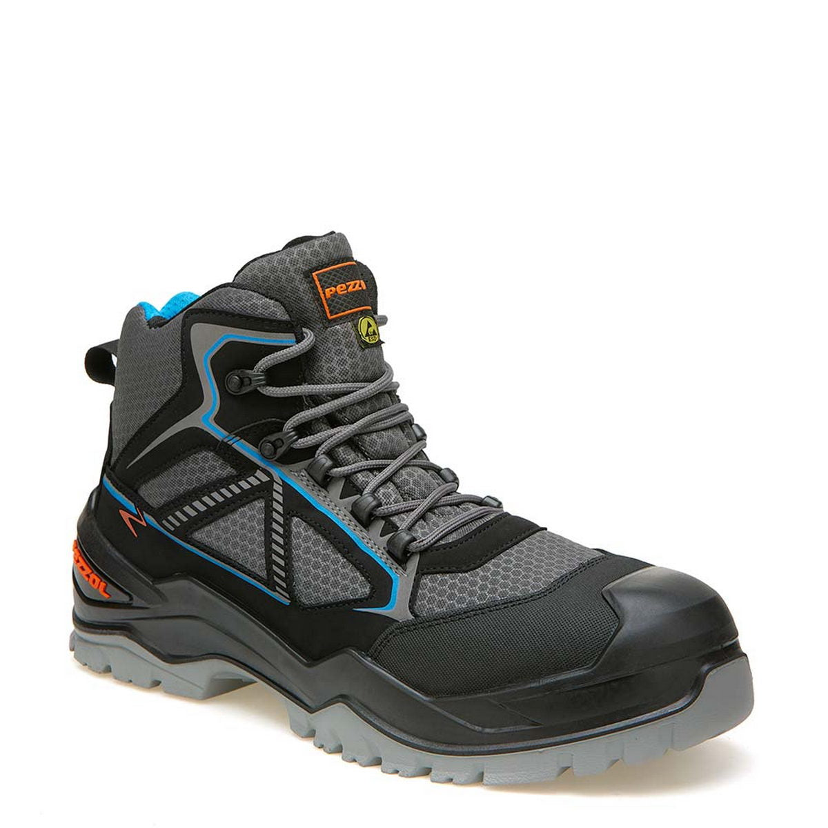 Pezzol Morgan S3 Παπούτσια Ασφαλείας Εργαζομένων Ημιμποτάκια Με ΜΗ ΜΕΤΑΛΛΙΚΗ Προστασία Ιταλίας