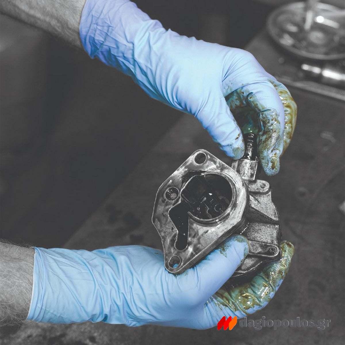 Polyco Finite HD Nitrile Γάντια Εργασίας Νιτριλίου Για Διαλυτικά Με Μανσέτα 30cm Σετ 50 Τεμ