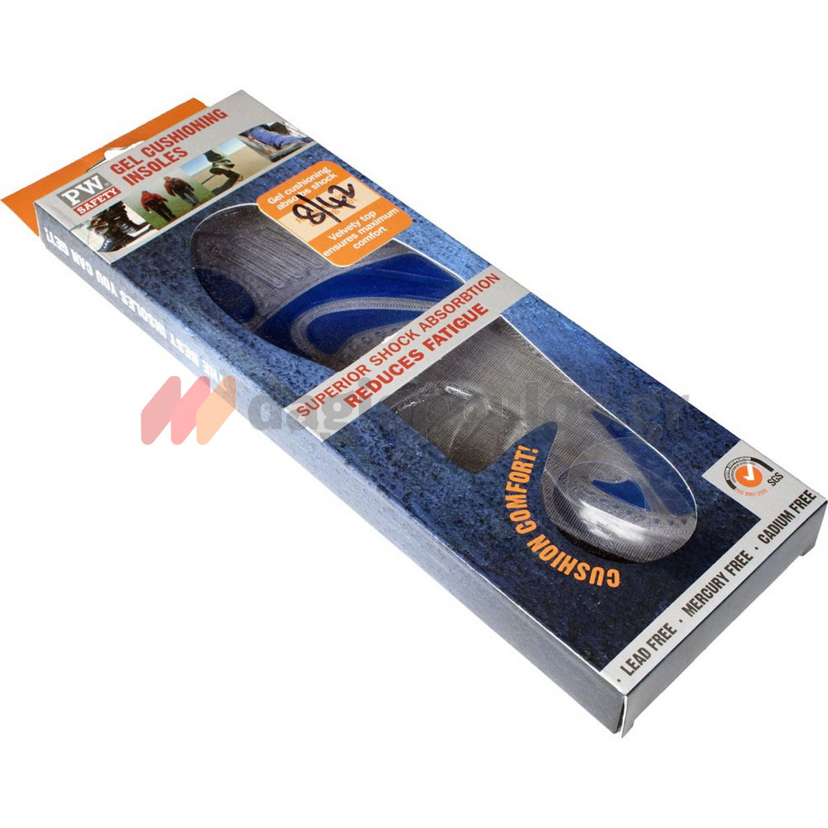 Portwest FC90 Πάτος με Ενίσχυση Τζελ (Ζεύγος)