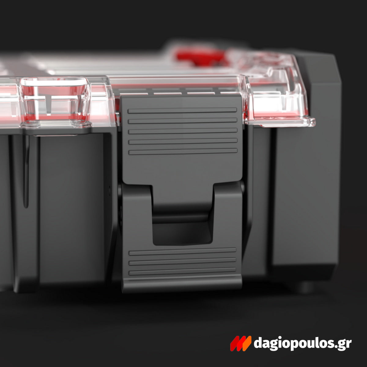 QBrick System One Organizer XL 2.0 Εργαλειοθήκη Ταμπακιέρα (Organizer) Με Διαφανές Καπάκι 23" 13.5Lt