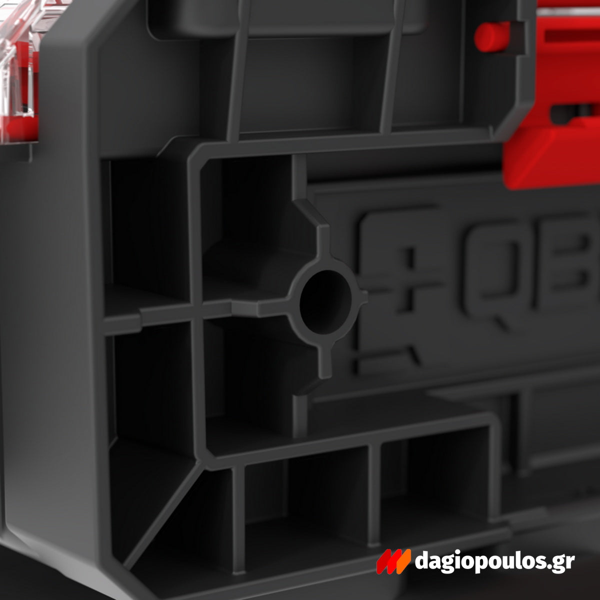 QBrick System One Organizer XL 2.0 Εργαλειοθήκη Ταμπακιέρα (Organizer) Με Διαφανές Καπάκι 23" 13.5Lt
