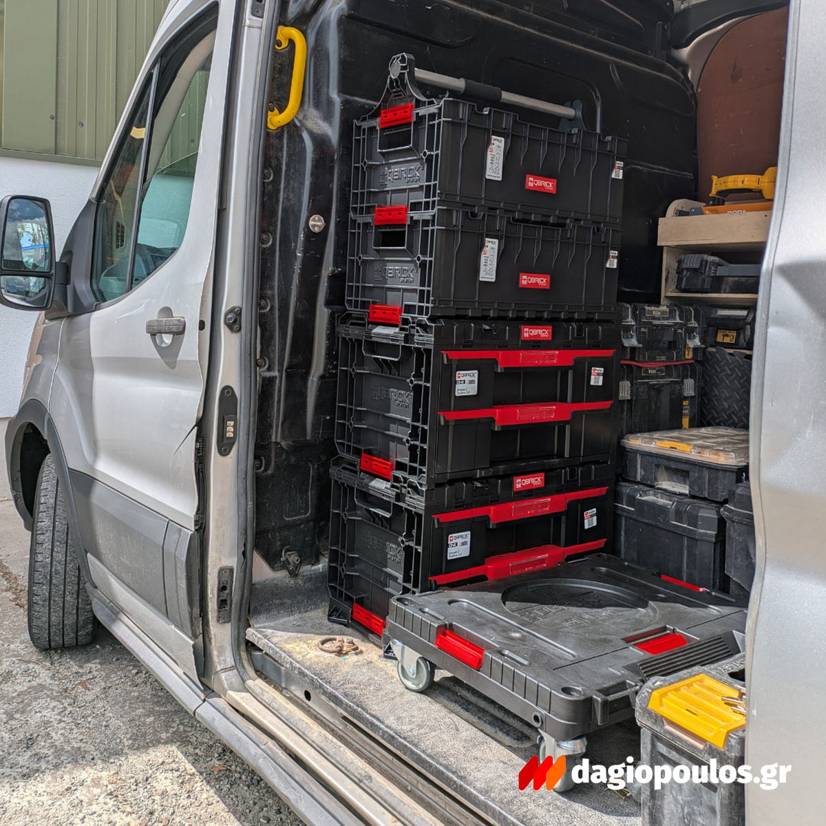 Qbrick System One Box 2.0 Plus Εργαλειοθήκη Ανοικτή Με Χωρίσματα 22.7" 35Lt