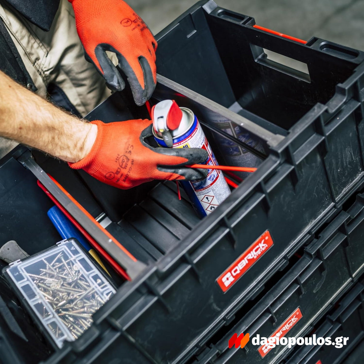 Qbrick System One Box 2.0 Plus Εργαλειοθήκη Ανοικτή Με Χωρίσματα 22.7" 35Lt