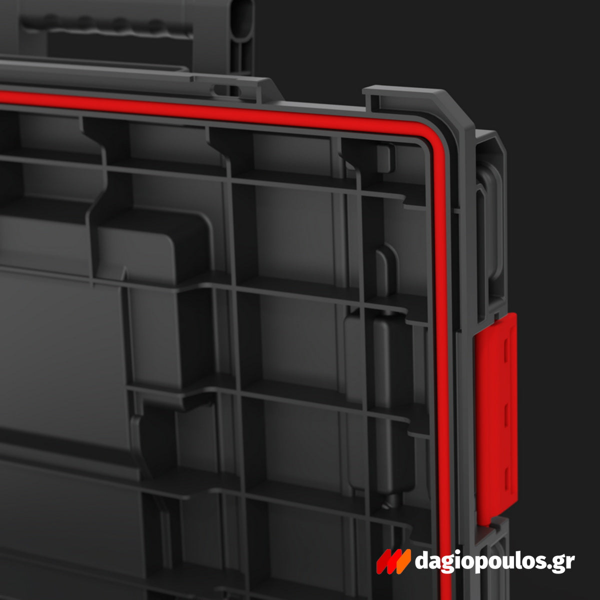 Qbrick System One Cart Εργαλειοθήκη Τροχήλατη Επαγγελματική Υψηλών Αντοχών 26" 52Lt