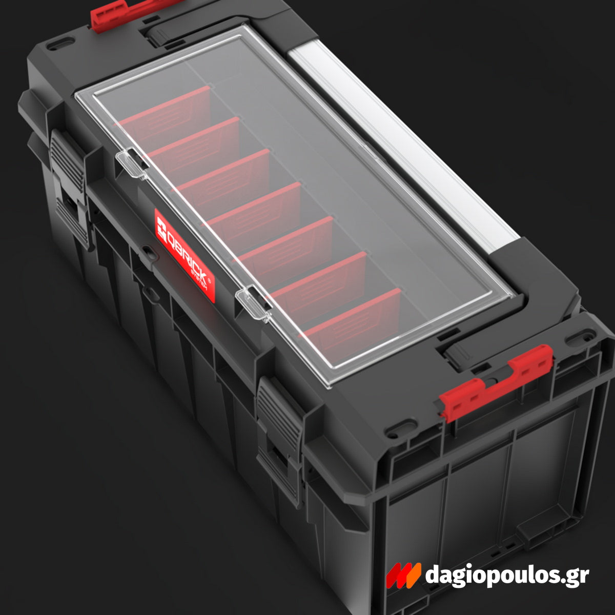 Qbrick System One Pro 600 Expert Εργαλειοθήκη Κλειστή Με Εξωτερική Ταμπακιέρα (Organizer)