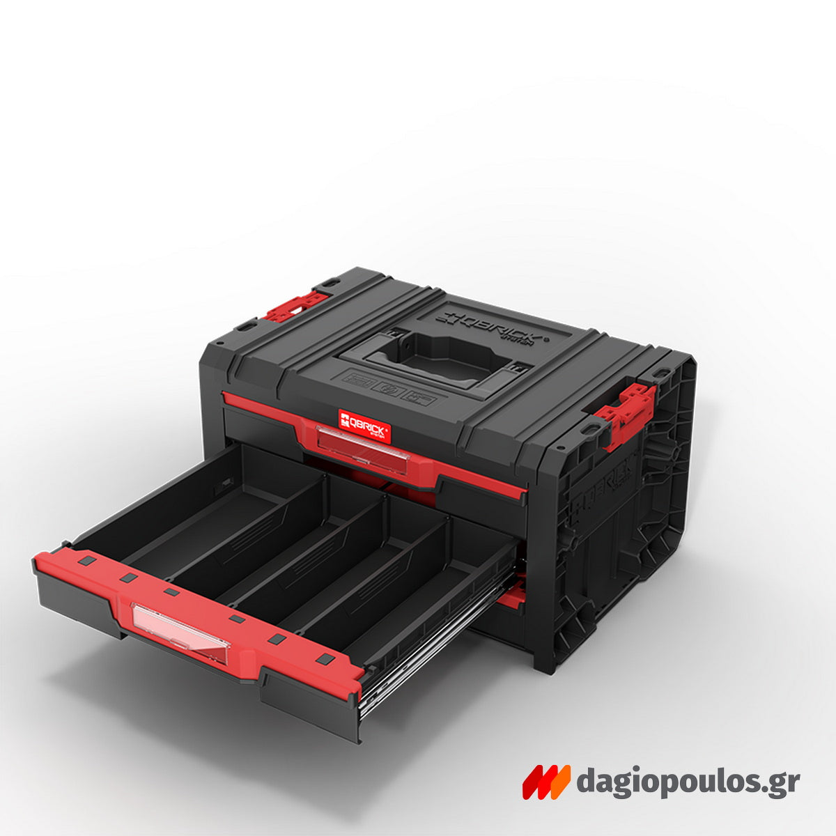 Qbrick System PRO Drawer 3 Toolbox 2.0 Basic Εργαλειοθήκη Με 3 Συρτάρια 17.7" 13.5Lt