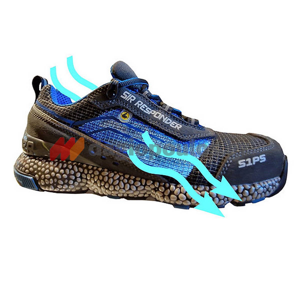 Sir Safety Moher Responder MB3020 S1PS FO SR ESD Παπούτσια Ασφαλείας Χαμηλά Με Προστασία