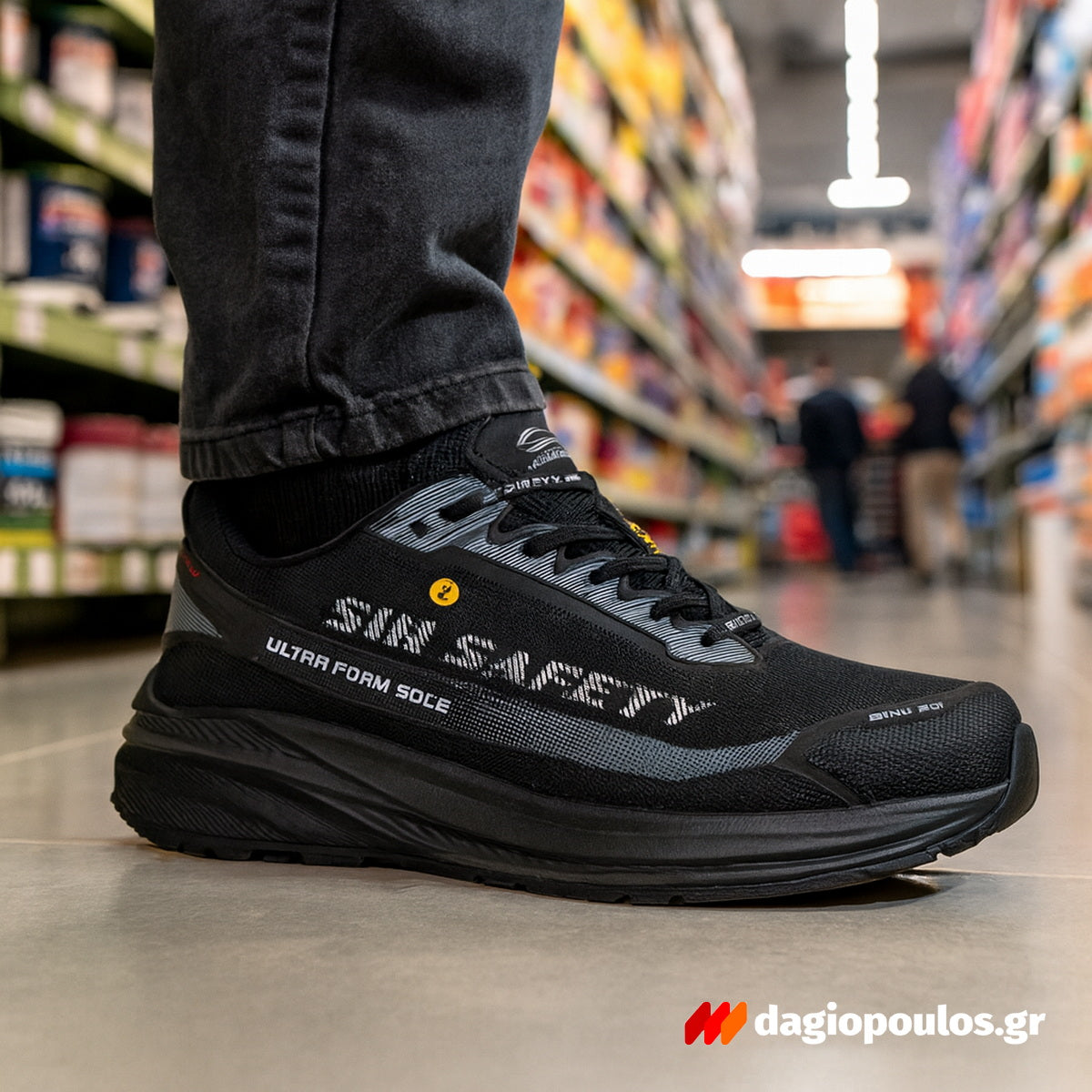 SIR Safety Unique MB3218 S1PS Παπούτσια Χαμηλά Ασφαλείας Εργαζομένων Με ΜΗ Μεταλλική Προστασία