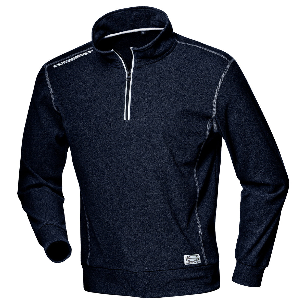 SIR Safety MC3150 Q7 Moleskin Sweatshirt Φούτερ Μπλούζα Μακρυμάνικη Εργασίας ΜΠΛΕ ΣΚΟΥΡΟ