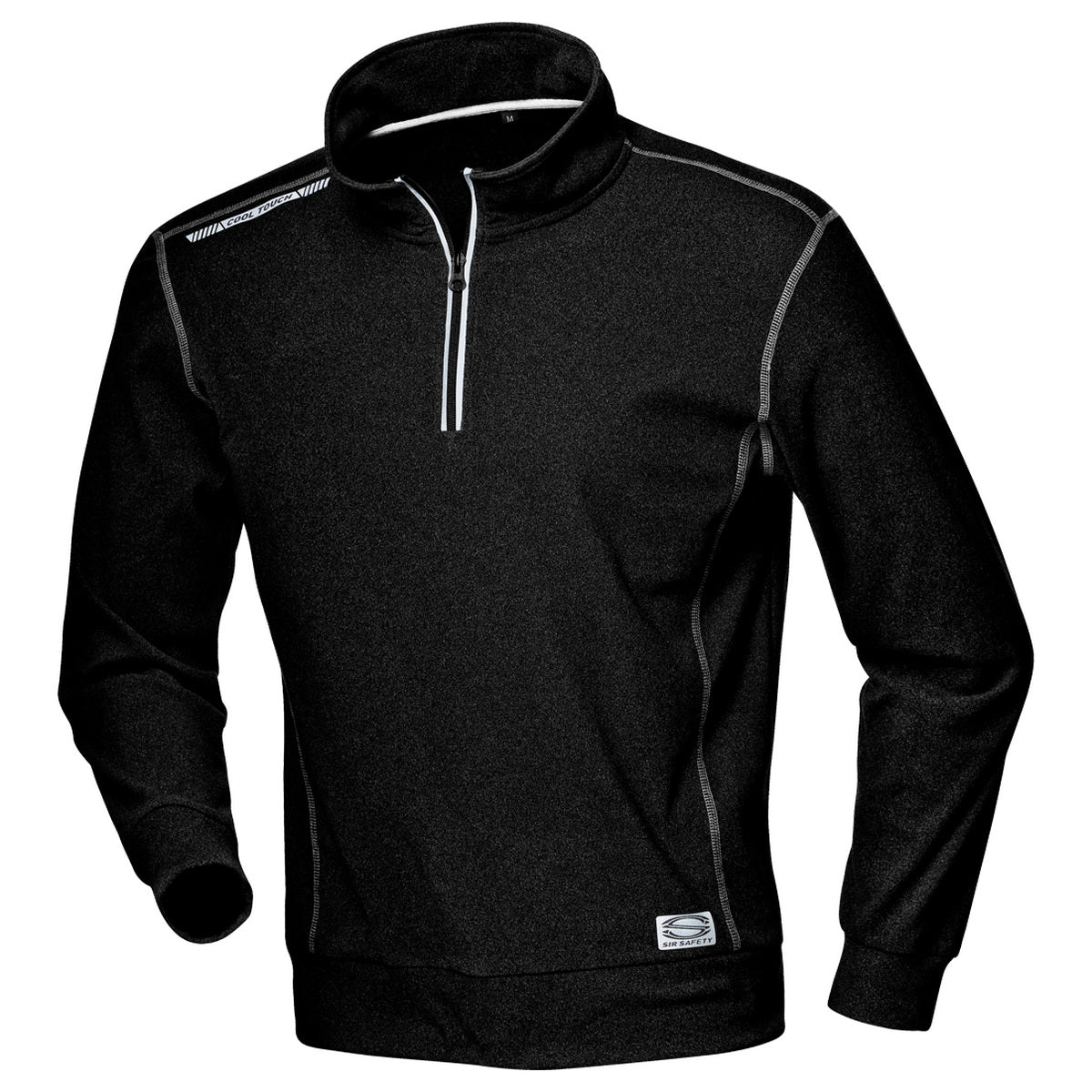 SIR Safety MC3150 Z9 Moleskin Sweatshirt Φούτερ Μπλούζα Μακρυμάνικη Εργασίας ΜΑΥΡΗ
