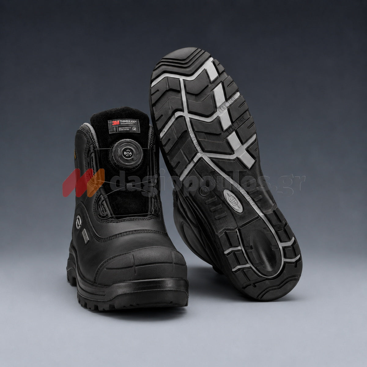 SIR Safety NORDIC STAR MB2323 S3 Παπούτσια Ημιμποτάκια Ασφαλείας Εργαζομένων Με ΜΗ Μεταλλική Προστασία