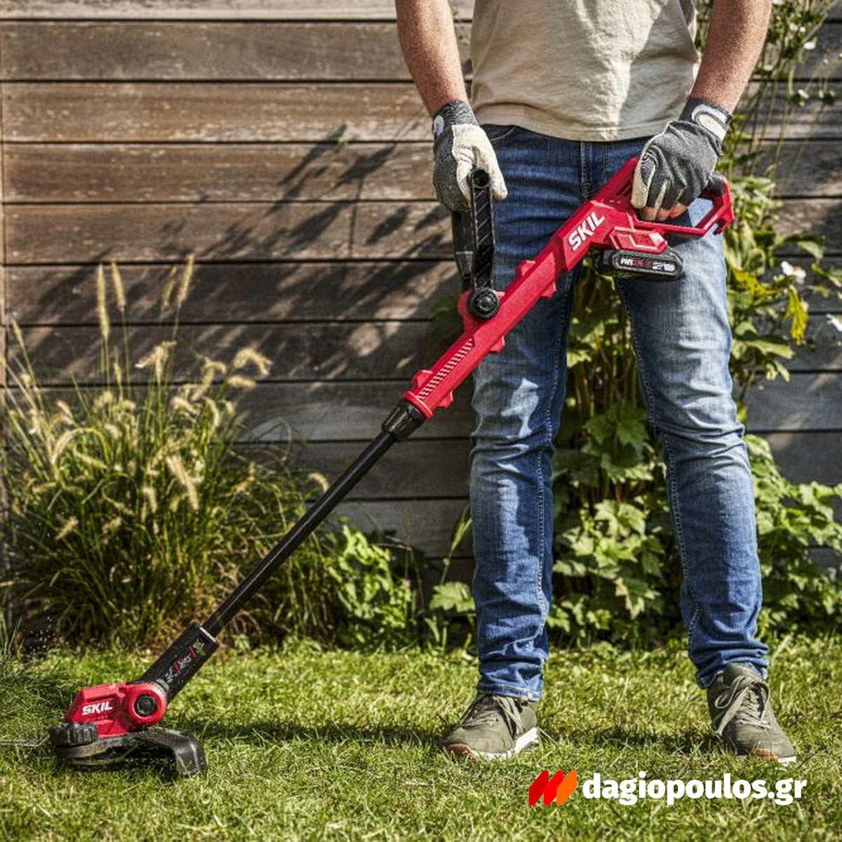 Skil 0230 CA 20V Max Autofeed Χλοοκοπτικό Μεσινέζας Μπαταρίας Αυτοτροφοδοτούμενο 18V Li-Ion Με Μπαταρία 2.0Ah