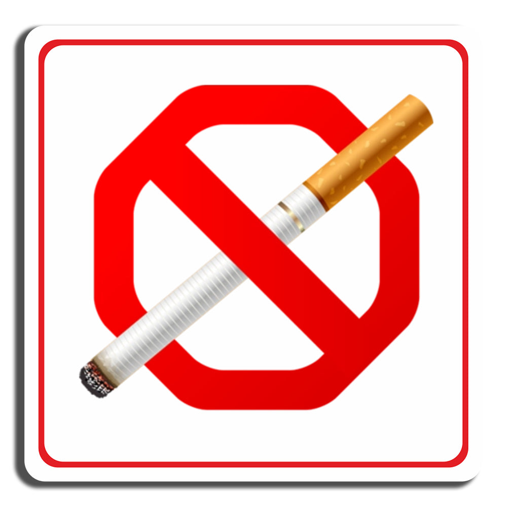 Πινακίδα Σήμανσης PVC “No Smoking" 100mm x 100mm