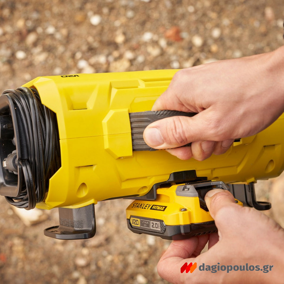 Stanley SFMCE520B-XJ Fatmax V20 Αεροσυμπιεστής Κομπρεσέρ Αέρα Μπαταρίας 18V Li-Ion 160PSI Φορητός SOLO