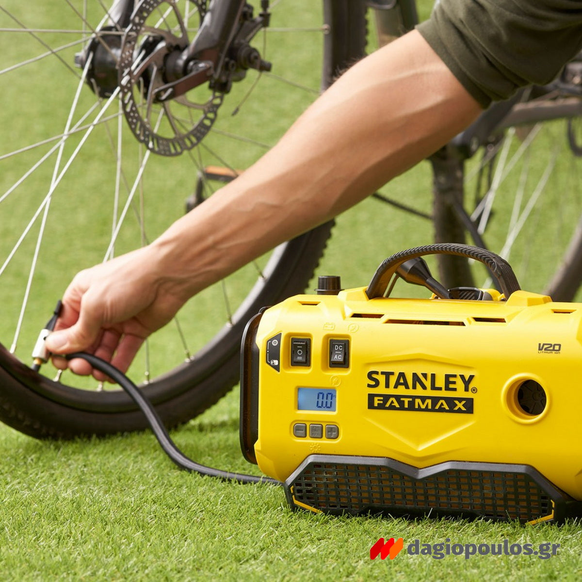 Stanley SFMCE520B-XJ Fatmax V20 Αεροσυμπιεστής Κομπρεσέρ Αέρα Μπαταρίας 18V Li-Ion 160PSI Φορητός SOLO
