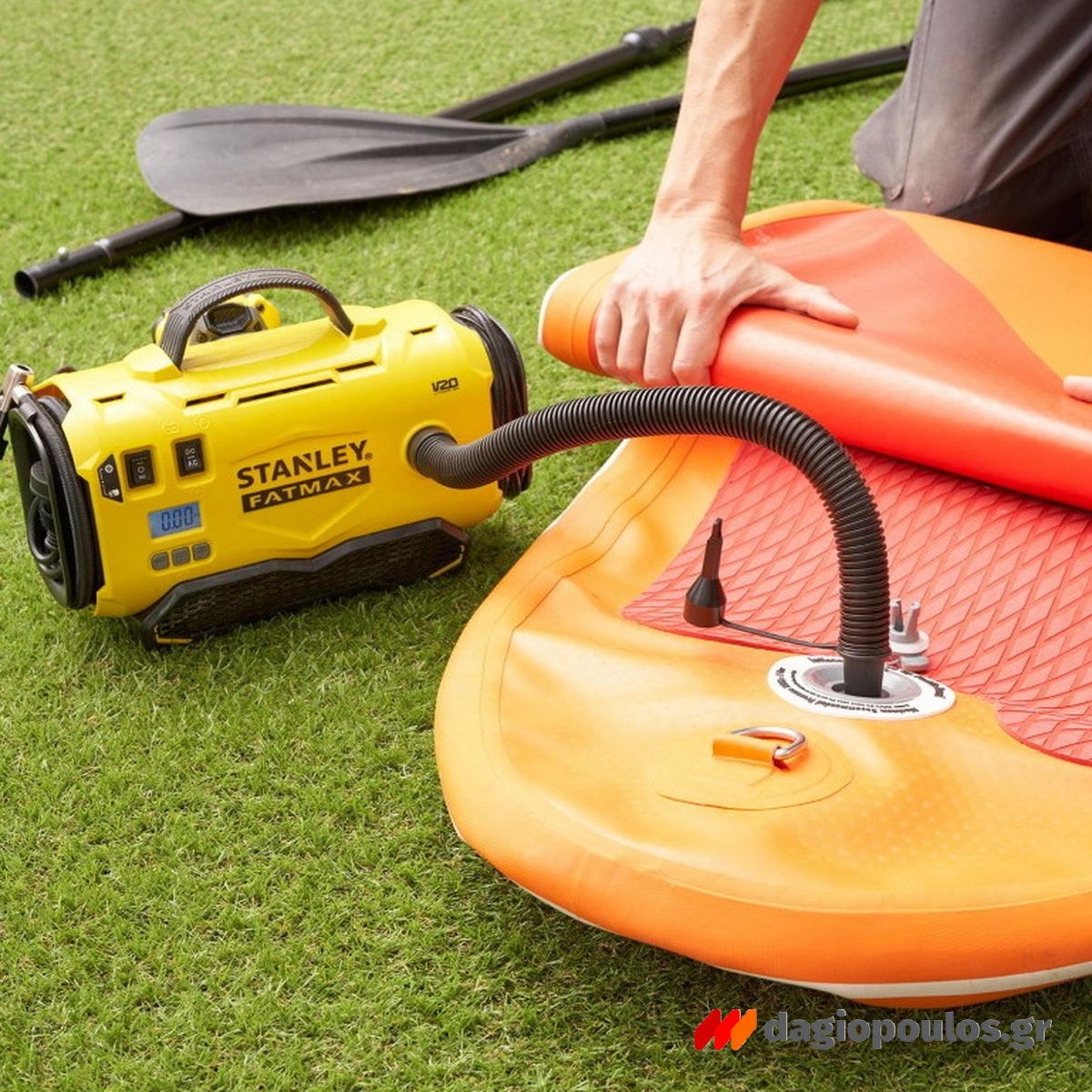 Stanley SFMCE520B-XJ Fatmax V20 Αεροσυμπιεστής Κομπρεσέρ Αέρα Μπαταρίας 18V Li-Ion 160PSI Φορητός SOLO