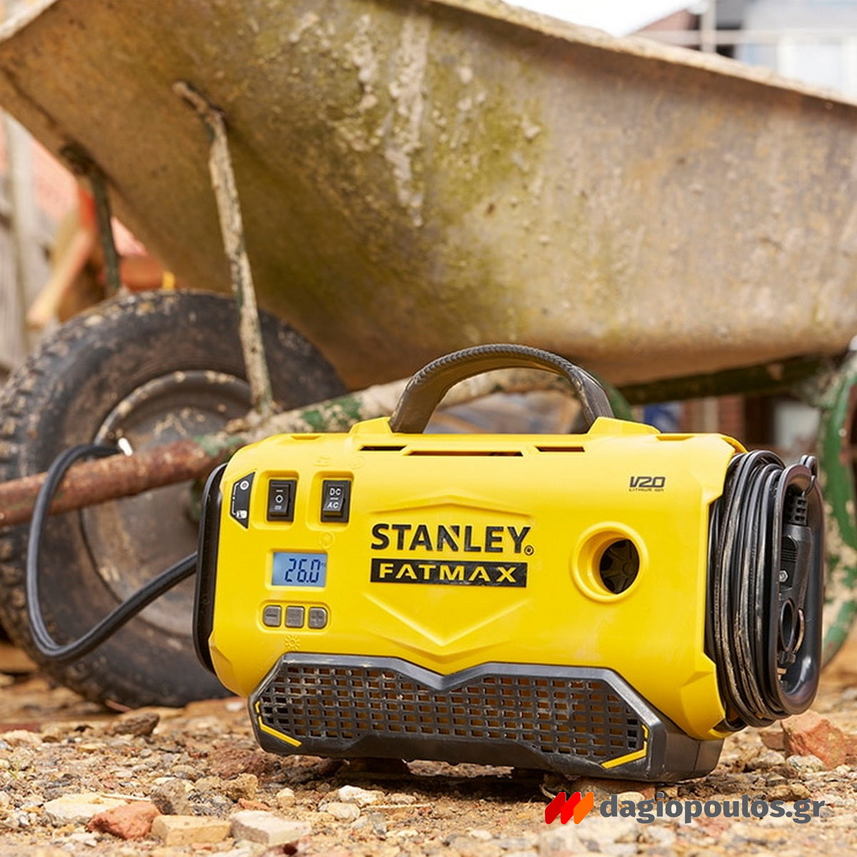 Stanley SFMCE520B-XJ Fatmax V20 Αεροσυμπιεστής Κομπρεσέρ Αέρα Μπαταρίας 18V Li-Ion 160PSI Φορητός SOLO