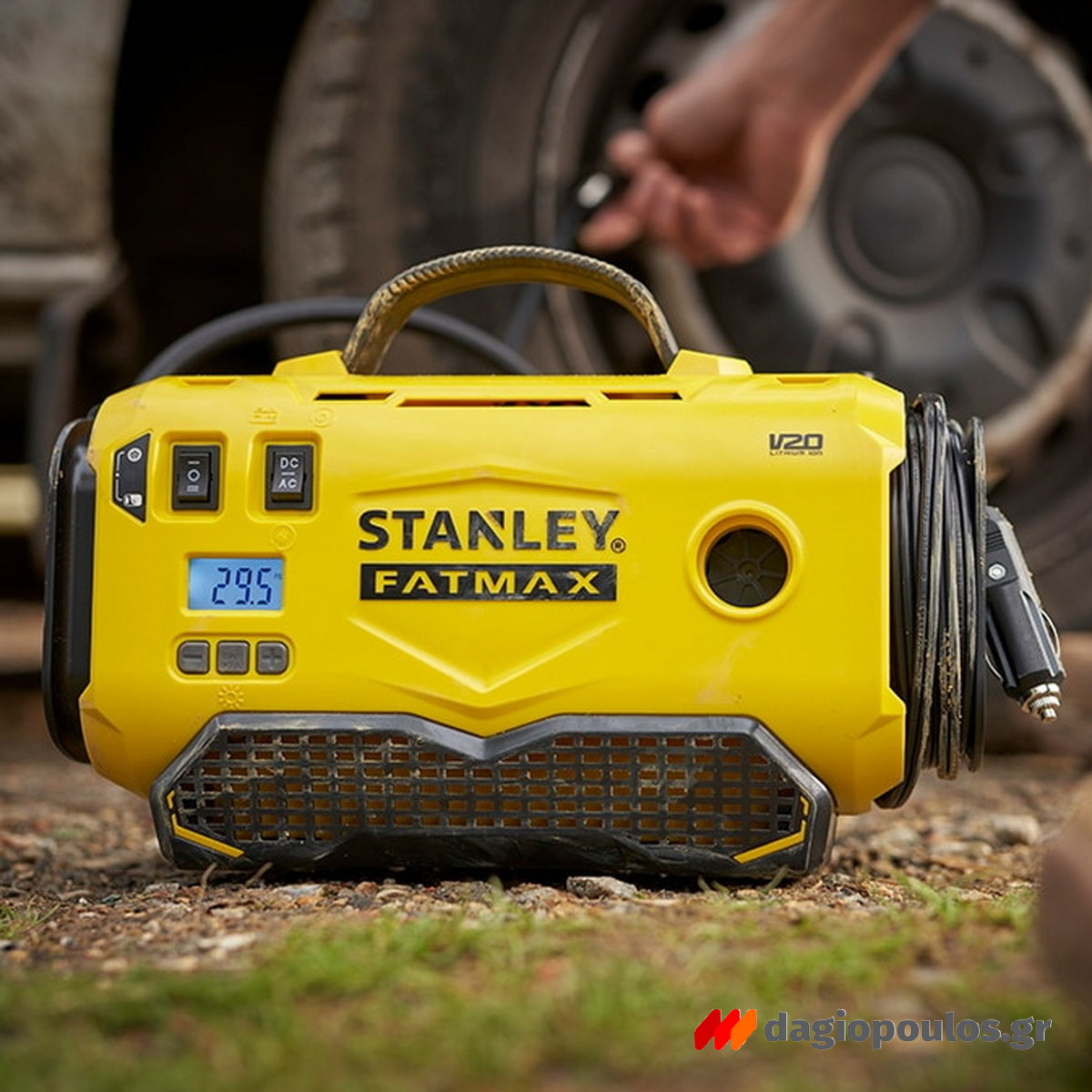 Stanley SFMCE520B-XJ Fatmax V20 Αεροσυμπιεστής Κομπρεσέρ Αέρα Μπαταρίας 18V Li-Ion 160PSI Φορητός SOLO
