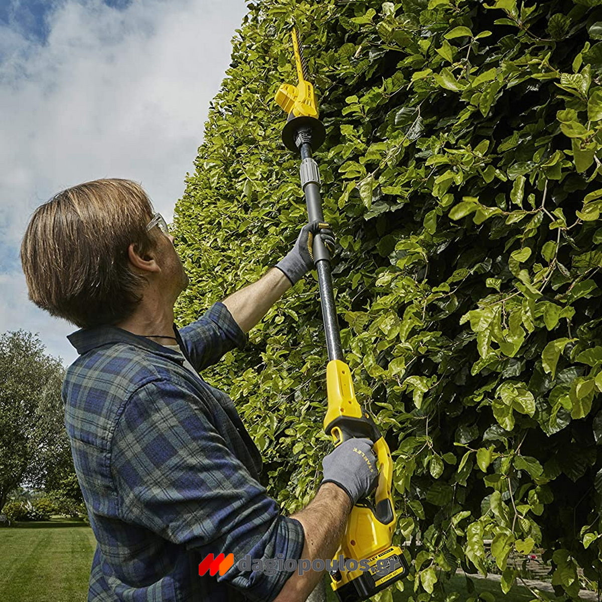 Stanley SFMCPH845M1 20V Fatmax®20V Ψαλίδι Μπορντούρας (Μπορντουροψάλιδο) Μπαταρίας 18V Li-Ion 45cm Με Μπαταρία 4.0Ah Τηλεσκοπικό