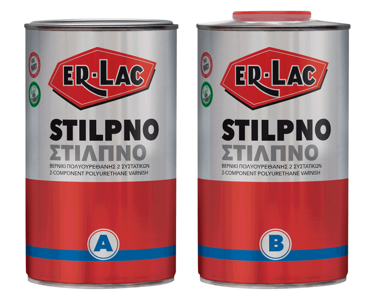 ErLac Stilpno Τελικό Βερνίκι Πολυουρεθάνης Άχρωμο Γυαλιστερό (Στιλπνό)