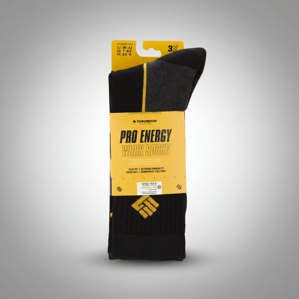 ToWorkFor Pro Energy TWF Κάλτσες Σετ 3 Ζευγάρια