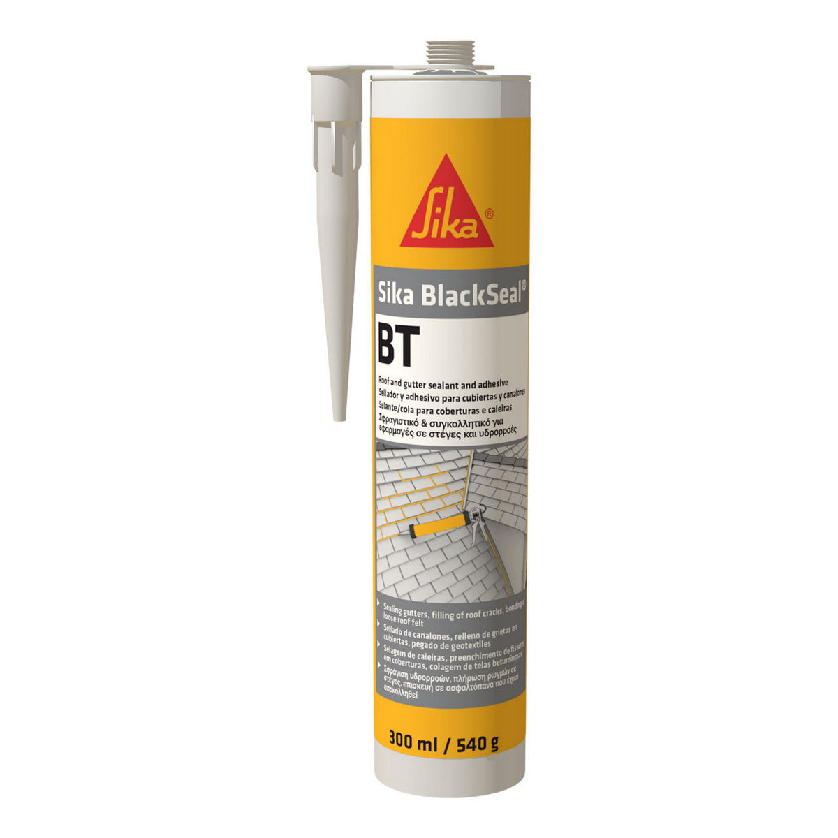 Sika BlackSeal® BT Σφραγιστικό & Συγκολλητικό Βουτυλικού Ελαστικού 300ml ΜΑΥΡΟ