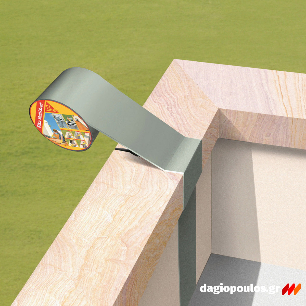 Sika MultiSeal Αυτοκόλλητη Ασφαλτική Σφραγιστική Ταινία ΚΕΡΑΜΙΔΥ
