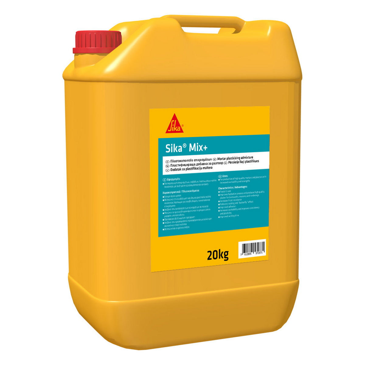 Sika® Mix+ Πλαστικοποιητής Επιχρισμάτων-Υποκατάστατο Ασβέστη