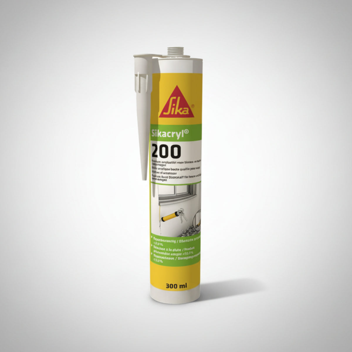 Sika Sikacryl 200 Ακρυλικό Σφραγιστικό Εσωτερικής - Εξωτερικής Χρήσης ΛΕΥΚΟ