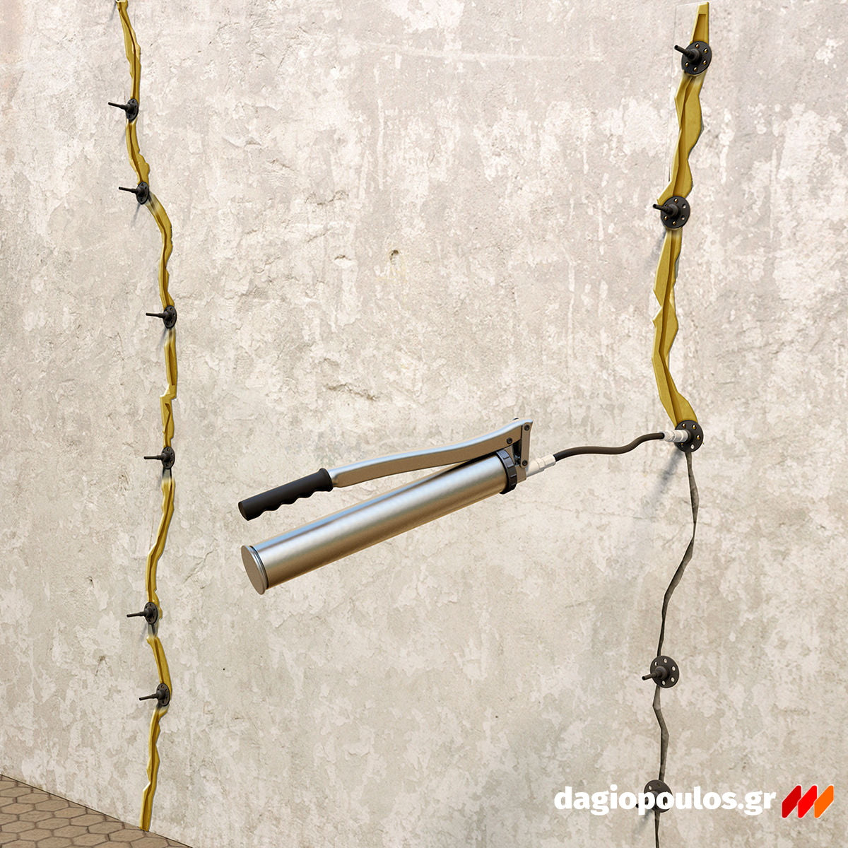 Sika Sikadur®-52 Injection LP Ενέσιμη Εποξειδική Πάστα 2 Συστατικών Επισκευής & Συγκόλλησης Συγκόλλησης
