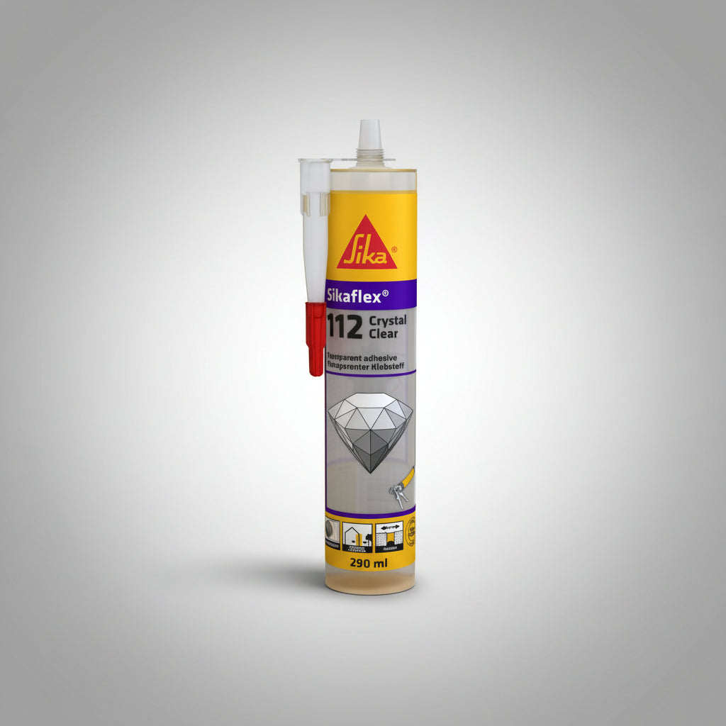 Sika Sikaflex 112 Crystal Clear Υπερδιάφανο Υβριδικό Σφραγιστικό & Συγκολλητικό ΔΙΑΦΑΝΕΣ