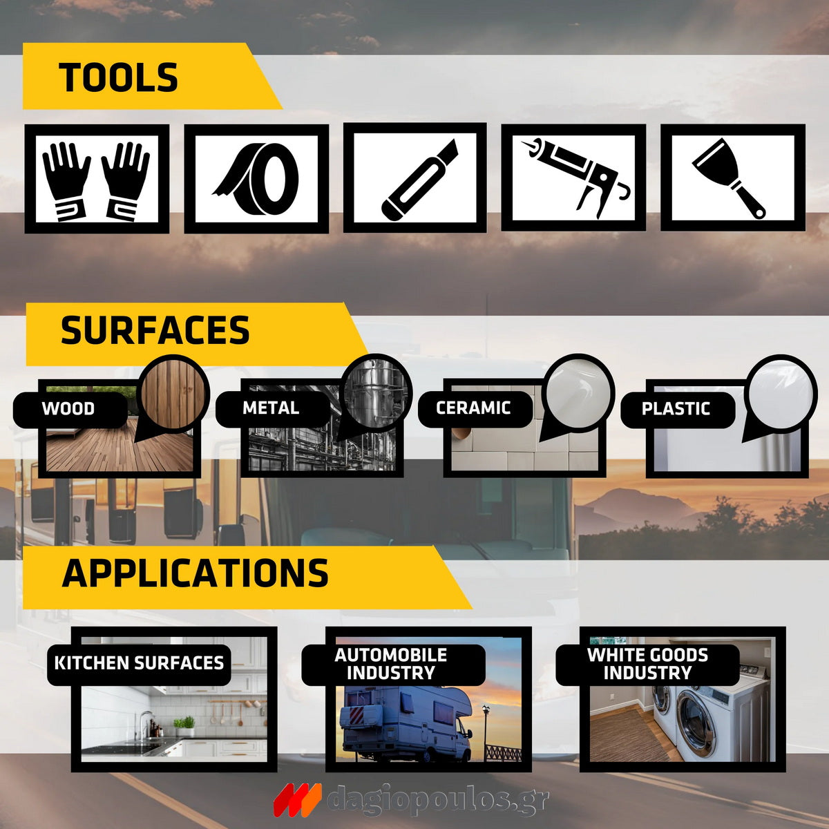 Sika Sikaflex 221 Συγκολλητικό - Σφραγιστικό Πολλαπλών Εφαρμογών