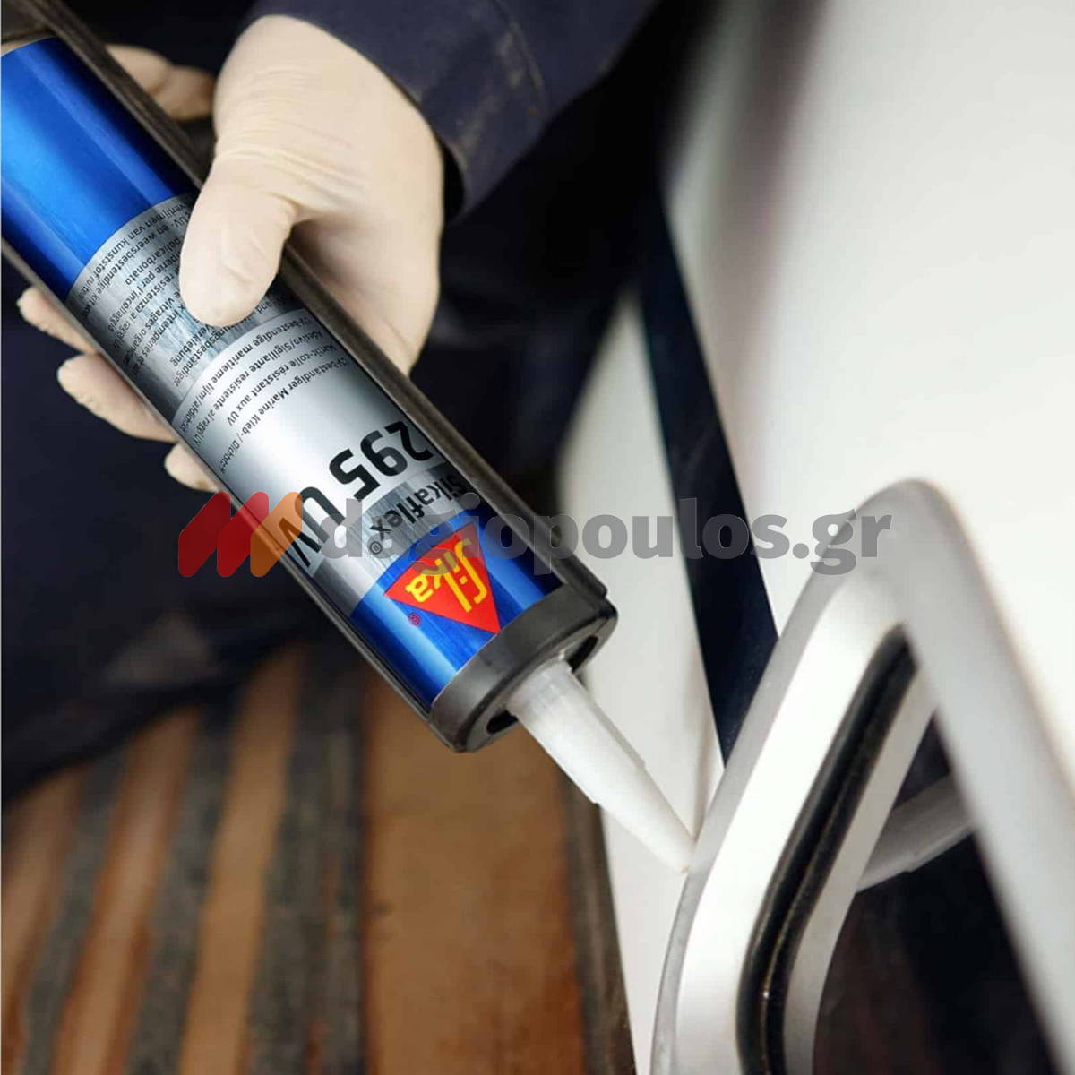 Sika Sikaflex 295 UV Marine Σφραγιστικό - Συγκολλητικό Οργανικών Κρυστάλλων & Ναυπηγικών Εφαρμογών ΛΕΥΚΟ