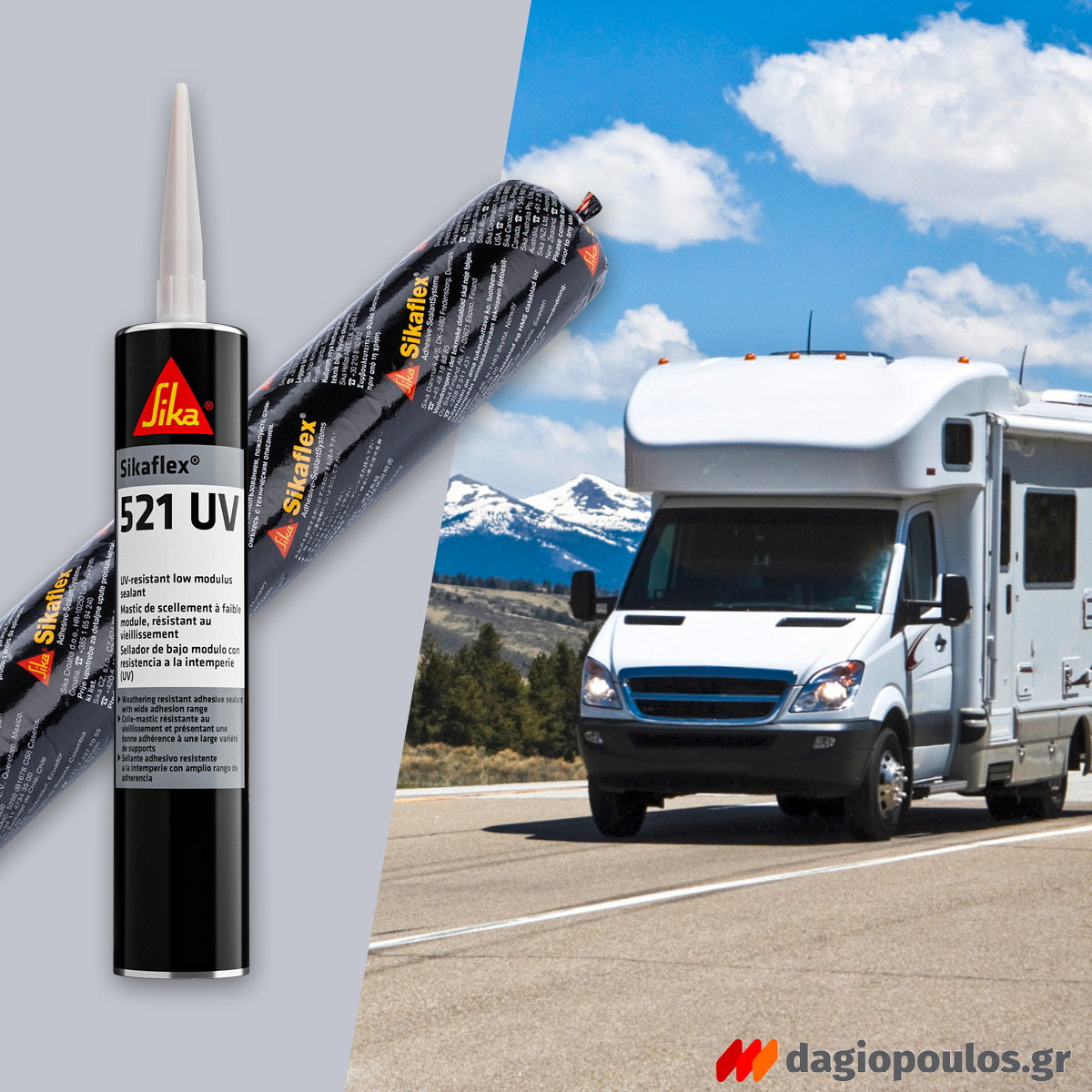 Sika Sikaflex 521 UV Σφραγιστικό Τεχνολογίας STP Υψηλών Αντοχών & Πρόσφυσης